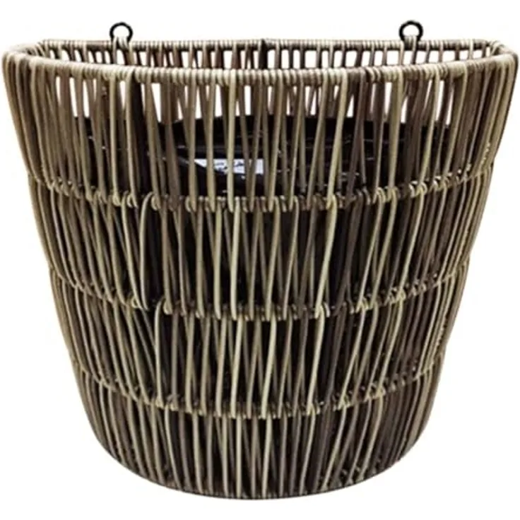 Trend Line Blumentopf TrendLine Polyrattan Wand-Pflanztopf 32 x 18 x 29