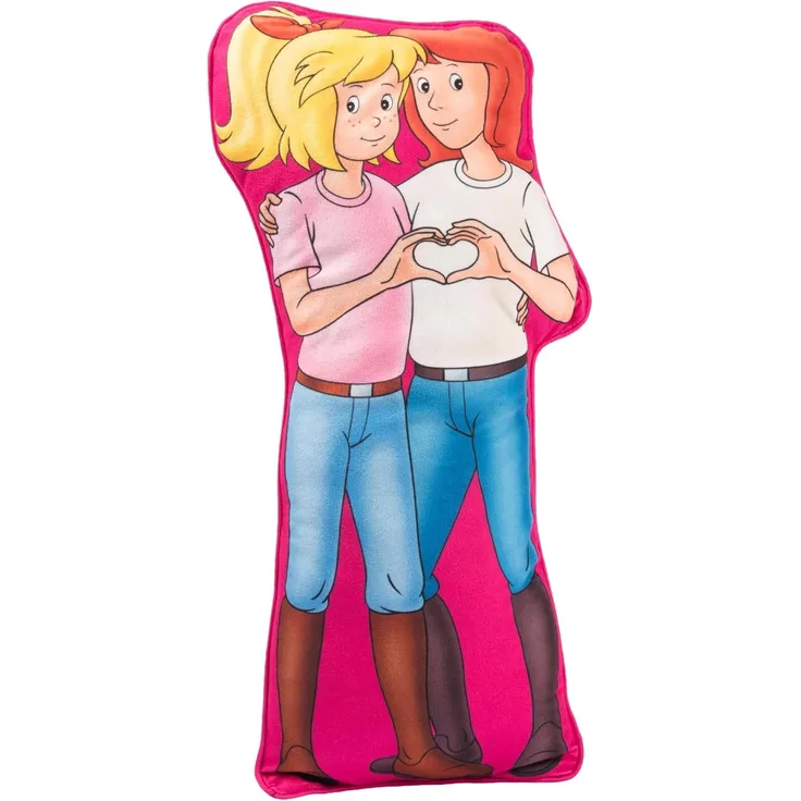 United Labels® Dekokissen Bibi & Tina - BFF Best Friends Forever Deko 50 x 20 cm