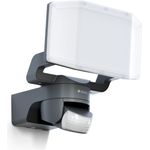 Steinel LED Strahler XLED Protect, LED Panel voll schwenkbar, anthrazit, Mit Bewegungsmelder