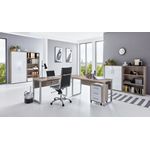 BMG Möbel Büromöbel-Set Office Edition Set 1, (Büro Sparset, 6-tlg), Schränke abschließbar, Regale mit verstellbaren Einlegeböden