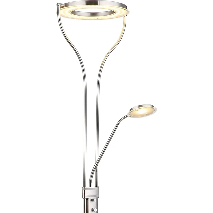 LED Stehleuchte, Leseleuchte flexibel, Dimmer, H 194 cm – Bild 9