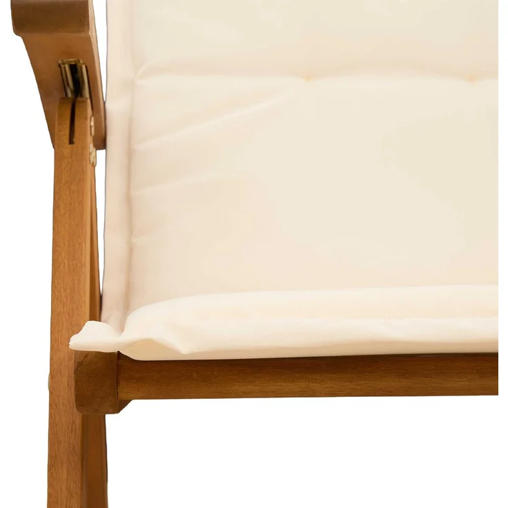vidaXL Liegestühle für den Garten 4 stk. Natur Massivholz Akazie 3434464 – Bild 5