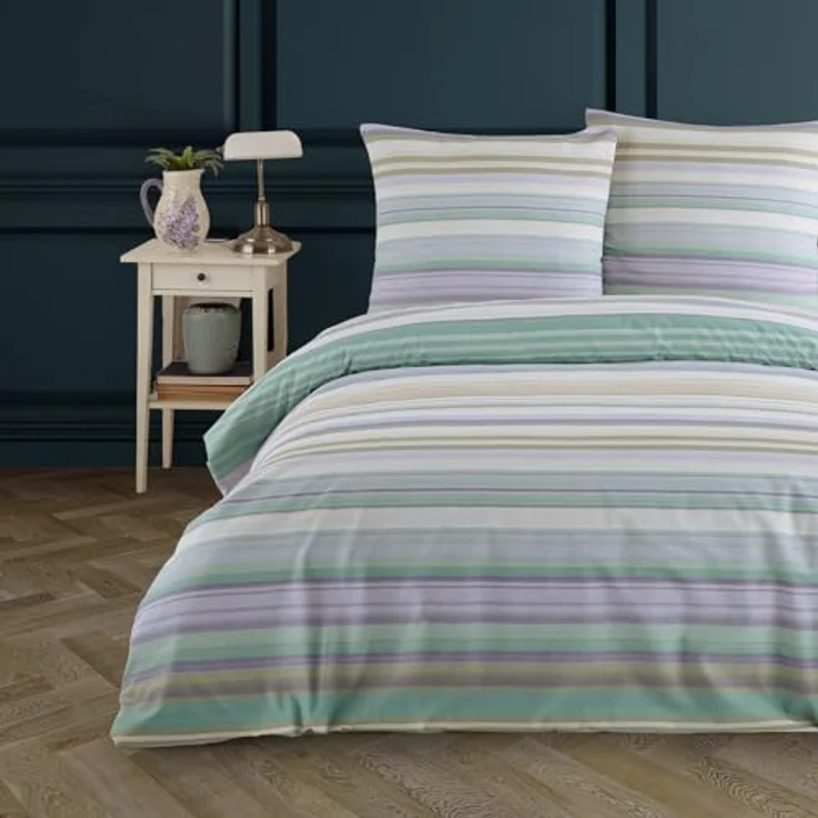 Buymax Bettwäsche, Renforcé, 3 teilig, Bettbezug-Set 200x220 cm 100% Baumwolle mit Reißverschluss hochwertig – Bild 2