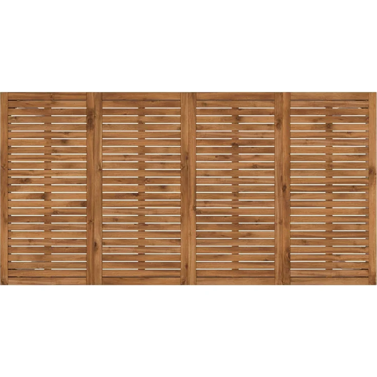 vidaXL Gartenbar-Tisch NAARDEN Natur und Weiß 196 x 100,5 x 105 cm 3394423 – Bild 5
