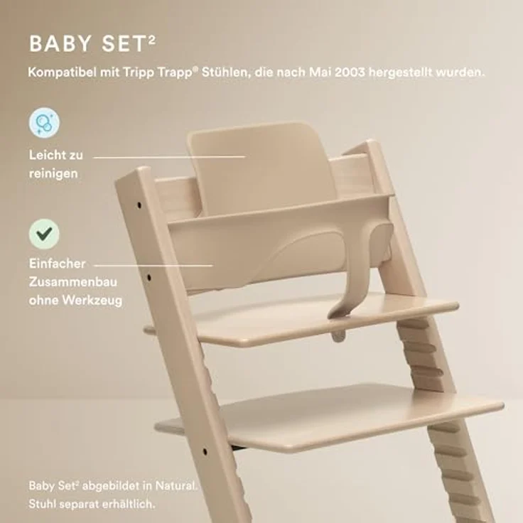 Stokke Tripp Trapp® Baby Set² Storm Grey, 15 x 25 x 40 cm – Bild 4