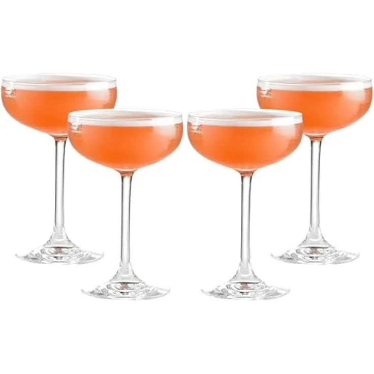 Annastore Cocktailglas 4-tlg. Set Cocktailgläser 270 ml - Longdrinkgläser Cocktail Gläser, 4-tlg, Spülmaschinenfest