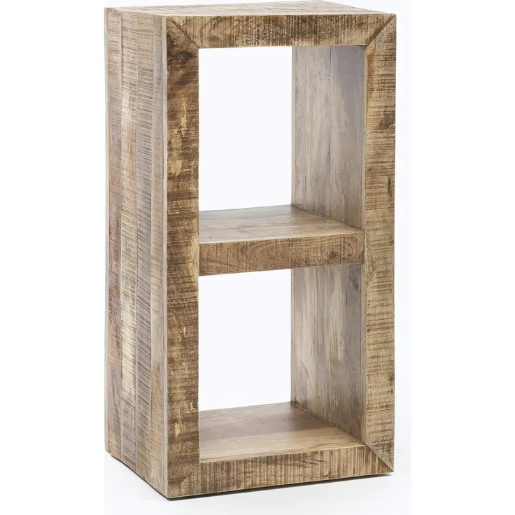 'Rusti' Standregal, Mango Massivholz, 45 x 35 x 90 cm