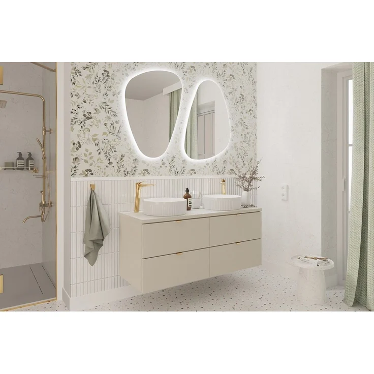99rooms Dalina Unterschrank Kaschmir 120 cm mit Waschbecken – Bild 2
