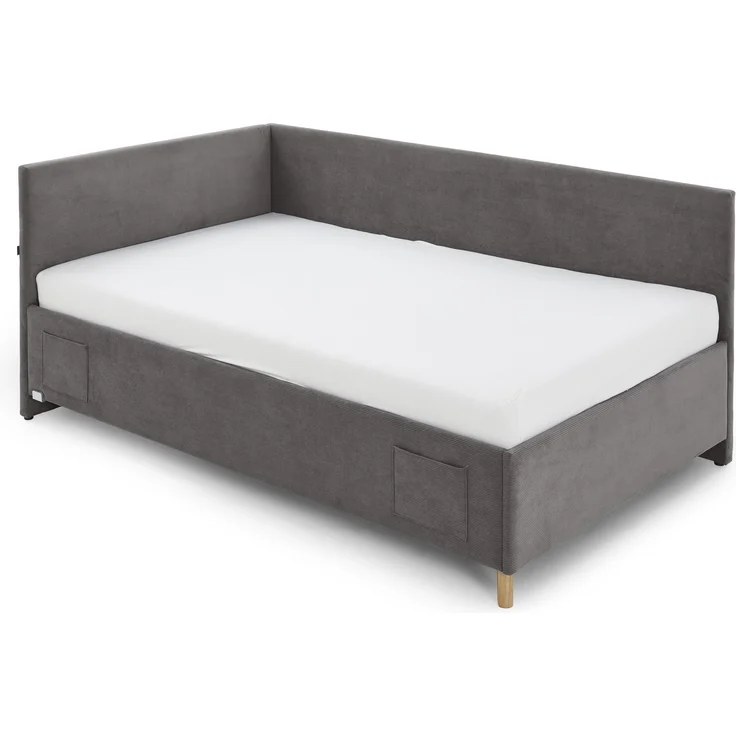 Polsterliege >Cool mit BK< Liegefläche 120x200cm, Anthrazit, Stellmaß: 130x90x210cm (BxHxT) – Bild 3