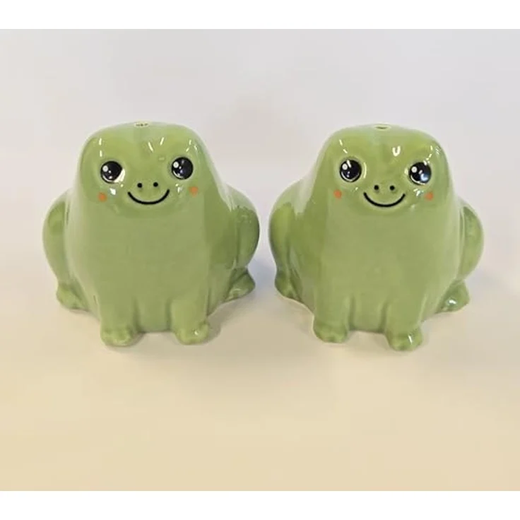 Sass & Belle Salz- / Pfefferstreuer Frosch, (Set, 2-tlg), Dolomit, Streuergröße ca. 6 x 5,5 x 6 cm – Bild 3