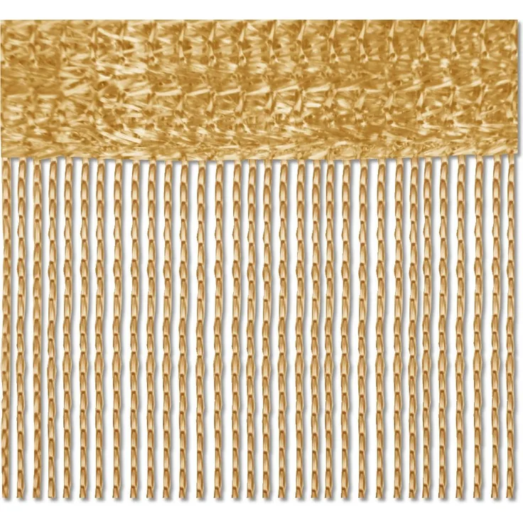 Fadenvorhang 140x240 Fadengardine Insektenschutz Raumteiler Auswahl: gold - karamell