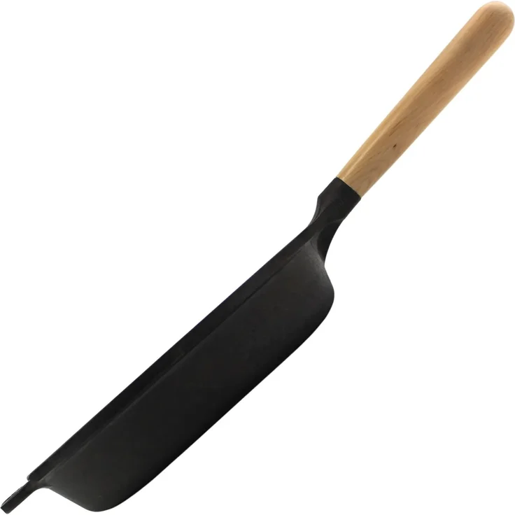 Ø26cm 54mm tief Gusseisenpfanne BRIZOLL Bratpfanne aus Gusseisen Eisenpfanne Gusspfanne rund mit Holzgriff von 4big. fun INDUKTION für alle Herdarten – Bild 7