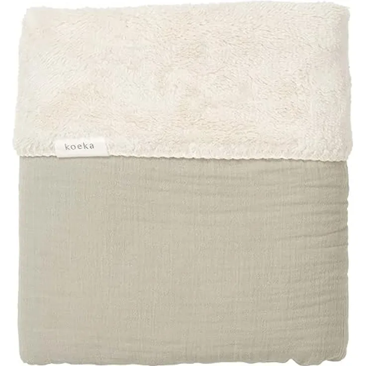 Koeka Faro Babydecke - Teddy - Sage Grün