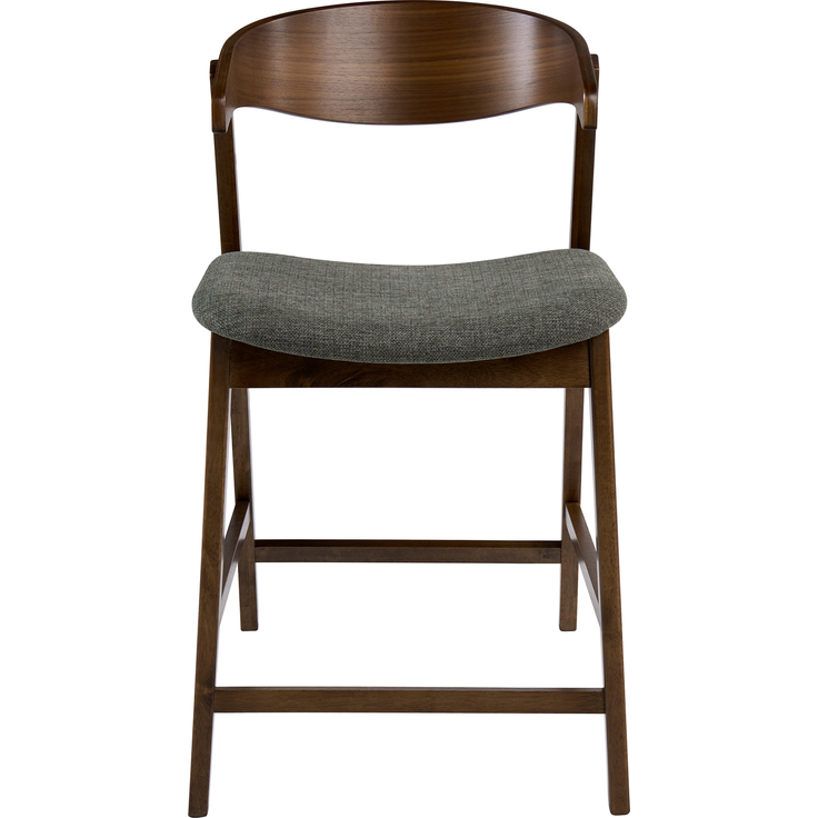 Set mit 2 Barstühlen LILLY Dunkelbraun Grün – Bild 5