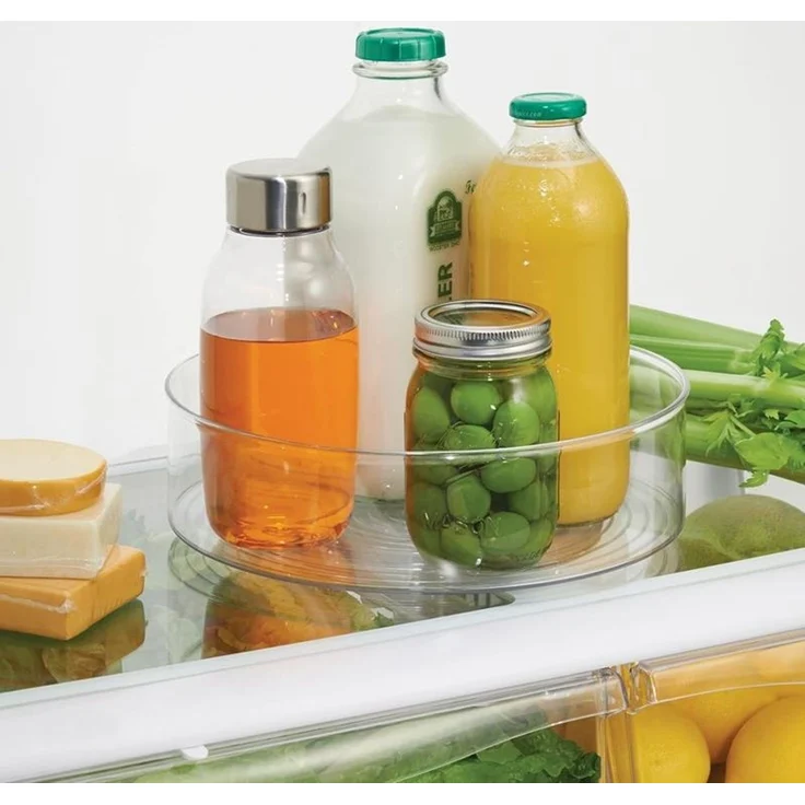 Drehteller Organizer Lazy Susan drehbares Ordnungssystem mDesign Transparent – Bild 3