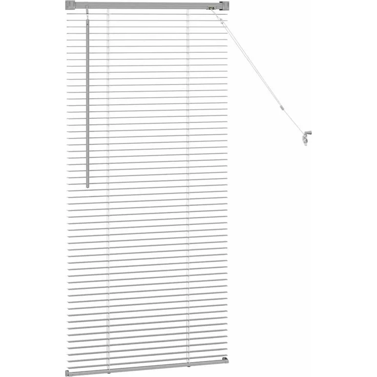 vidaXL Venezianische Jalousie Silber 130 x 60 cm 25 mm Aluminium 42005889 – Bild 6