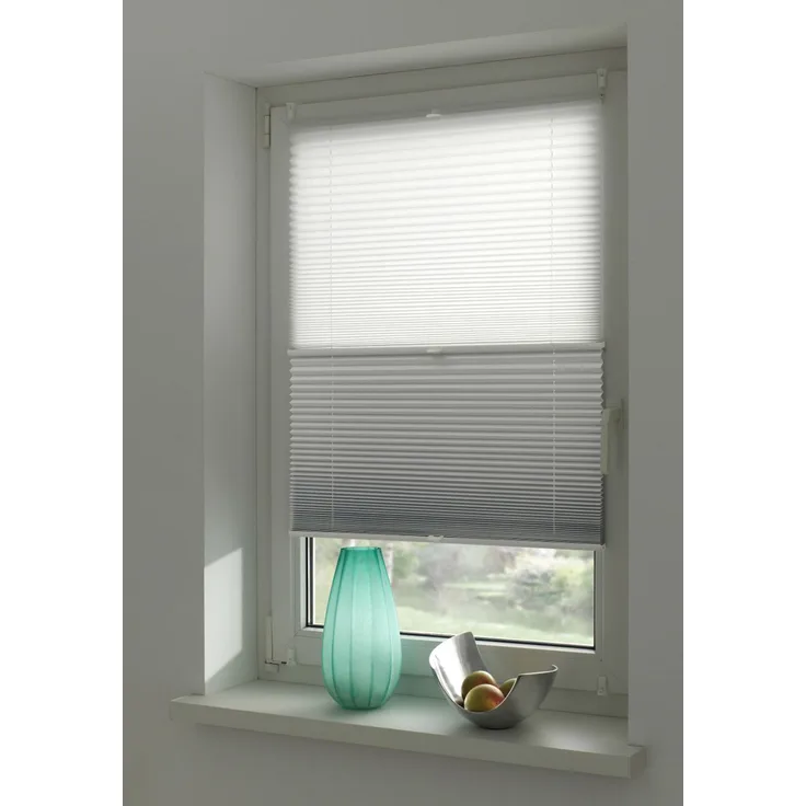 Gardinia EasyFix Plissee weiß Day+Night