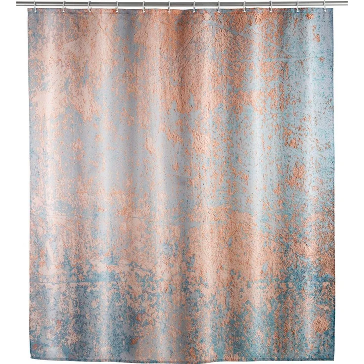 WENKO Duschvorhang Agate Breite 180 cm, Höhe 200 cm, Polyester, waschbar