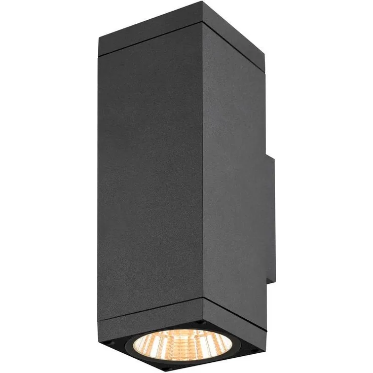 SLV THEO PRO L, Wandaufbauleuchte, up/down, DALI, P2, 2700 K, 30 W, touch, 24°, anthrazit - Stand-, Wand- und Deckenleuchten (Outdoor)