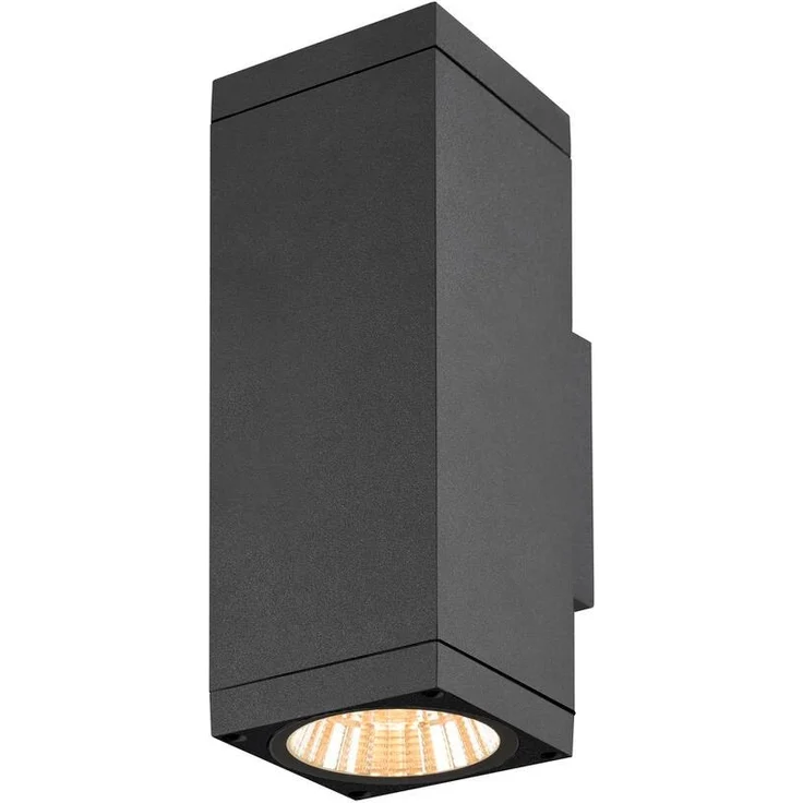 SLV THEO PRO L, Wandaufbauleuchte, up/down, DALI, P2, 2700 K, 30 W, touch, 24°, anthrazit - Stand-, Wand- und Deckenleuchten (Outdoor)