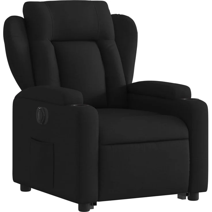 vidaXL Relaxsessel mit Aufstehhilfe Elektrisch Schwarz Stoff 3204508 – Bild 3