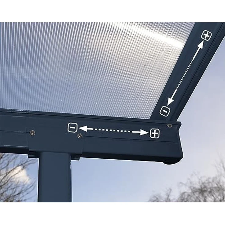 Palram - Canopia Aluminium Terrassenüberdachung – Bild 6