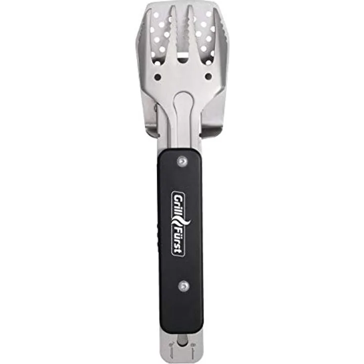 Grillfürst Grillzange Grillfürst BBQ - Multitool - 4in1 Grillbesteck, BBQ Tool, Outdoor Grillbesteck