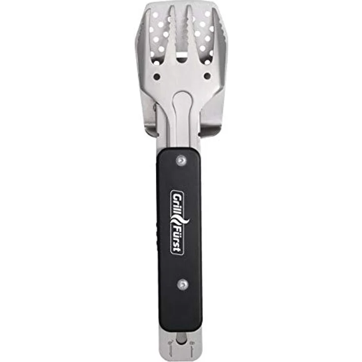 Grillfürst Grillzange Grillfürst BBQ - Multitool - 4in1 Grillbesteck, BBQ Tool, Outdoor Grillbesteck – Bild 1
