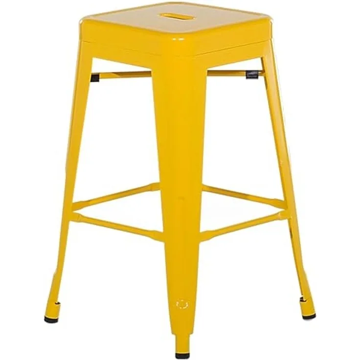 Hocker gelb Höhe 60 cm 2er Set CABRILLO