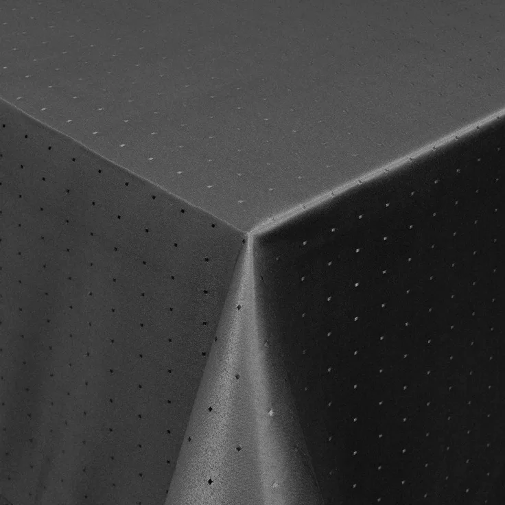 Moderno Tischdecke Tischdecke Stoff Damast Punkte Design Jacquard mit Saum, Eckig 80x80 cm
