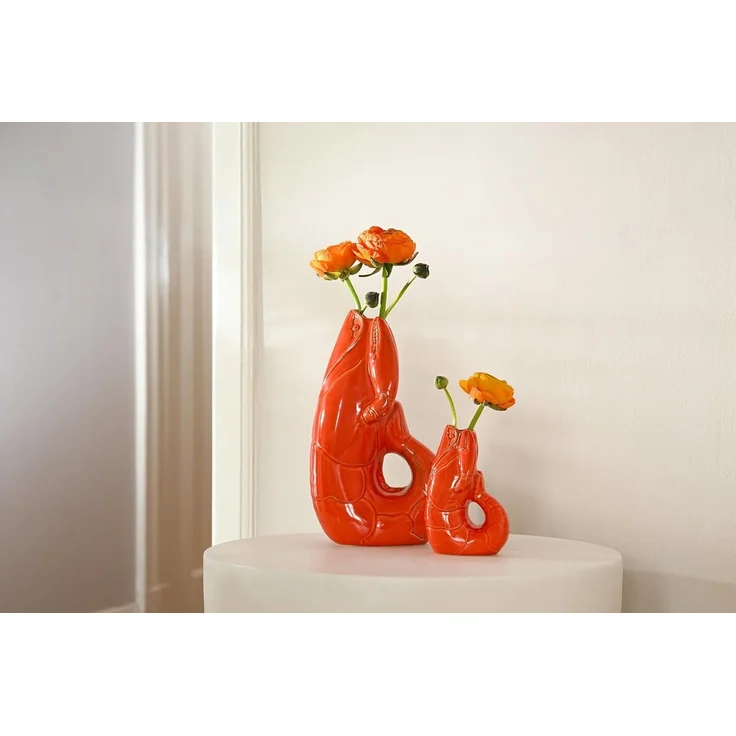Gift Company Madame Crevette Hummer Vase XS sandstone – Bild 5