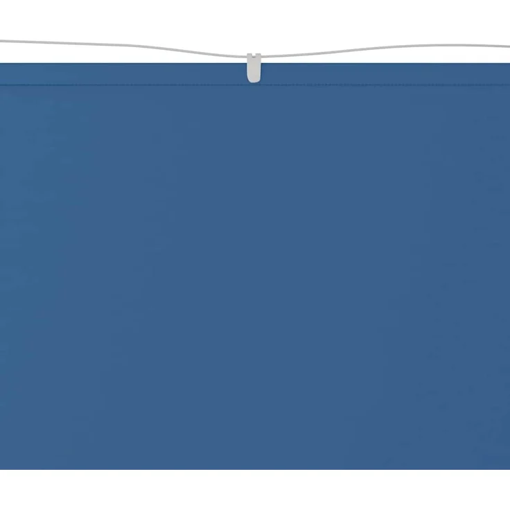 Senkrechtmarkise, Terrassenmarkise Blau 60x800 cm Oxford-Gewebe – Bild 3
