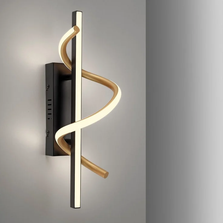 JUST LIGHT Wandleuchte EMANDA, Dimmfunktion, LED fest integriert, Warmweiß, LED, dimmbar, Switchmo – Bild 3