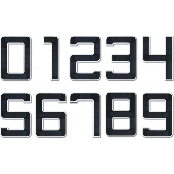 Paulmann 79850 LED Solar Hausnummer 9 IP44 Warmweiß Akku wechselbar incl. 1x0,2 Watt Solarleuchte Schwarz Solarlampe Kunststoff Solarlicht 3000 K – Bild 2