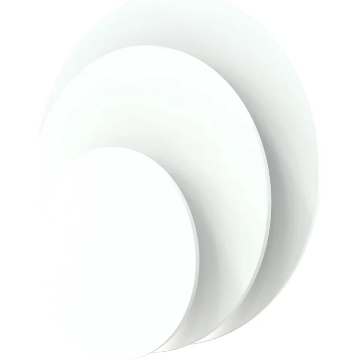 Dekor Spanplatte 28mm Tischplatte rund melaminharzbeschichtet weiß mit ABS Kante Umleimer - Größe 90 x 90 cm - Höhe 2,8 cm - Farbe Icy White – Bild 5