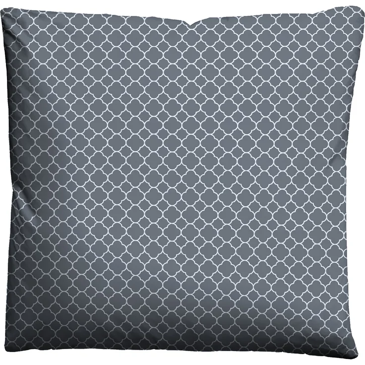 biberna 0636045 Mako-Satin Bettwäsche GRAFIK - MIX & MATCH, blau, 1x 80x80 cm – Bild 2