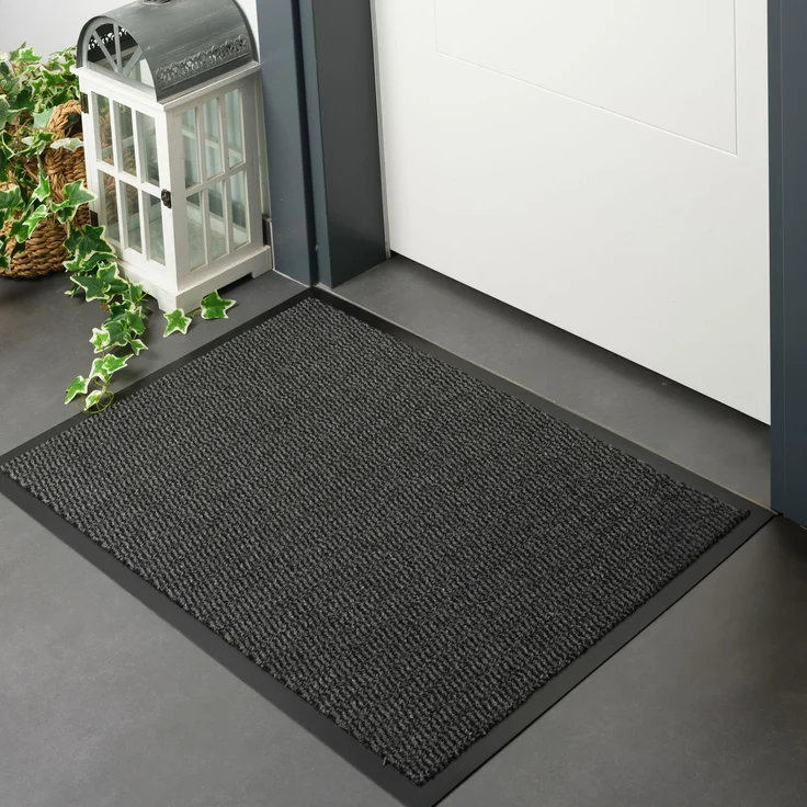 Furni24 Fußmatte - Anthrazit-Schwarz, 60 x 90 cm – Bild 3