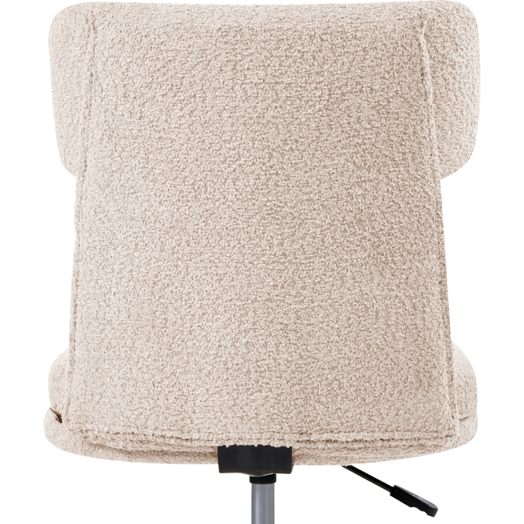 Schreibtischstuhl GRANBY Bouclé Hellbeige – Bild 6