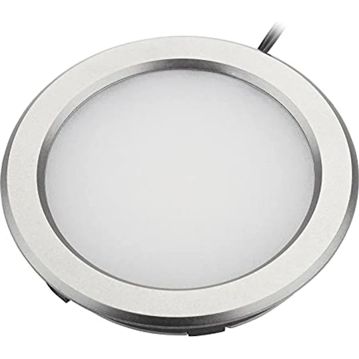 SOTECH Domus Line LED Einbaustrahler STELLA, 12V/2.5W, neutralweiß 4000K, Einbau-Ø 68 mm, Edelstahloptik – Bild 2
