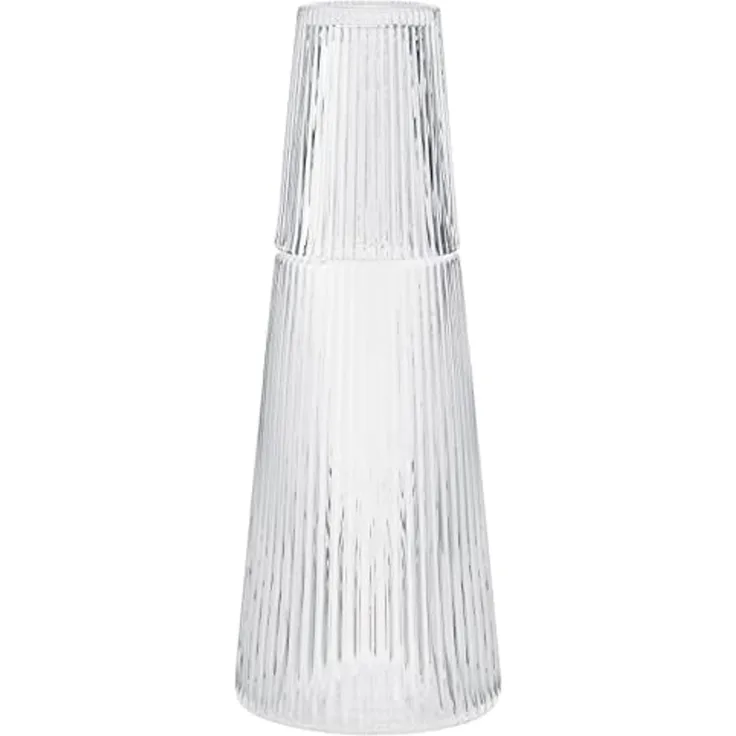 Stelton Pilastro Karaffe mit Trinkbecher 1,0 l