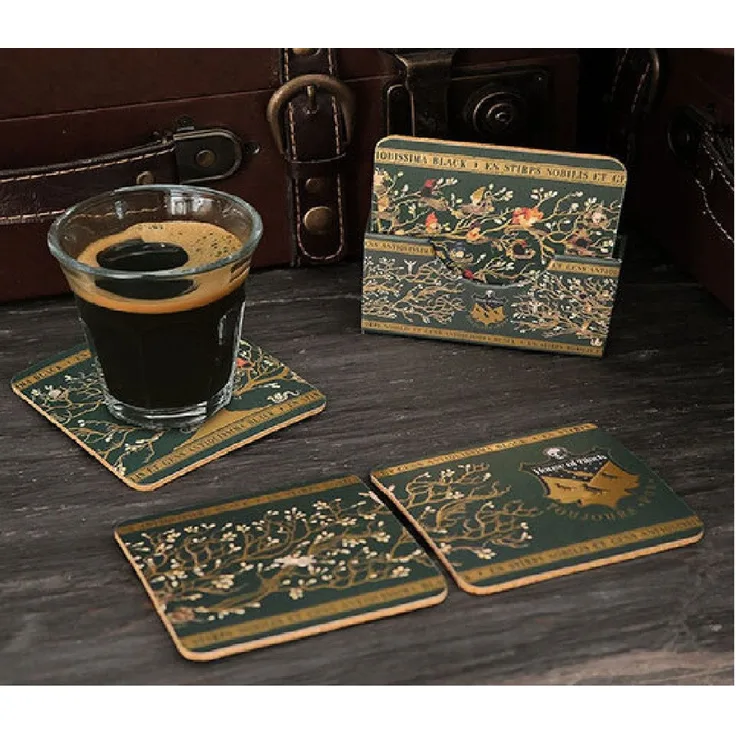 Cinereplicas Getränkeuntersetzer Harry Potter Untersetzer Set Black Family, 4-tlg.