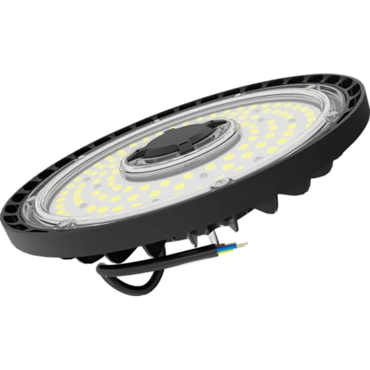 Berger & Schröter LED Strahler UFO High Bay Light, 100 W, 12000 Lumen, 6500 K Weißlicht, IP66, industriegeeignet – Bild 2