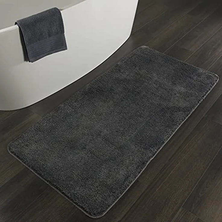 Sealskin Badematte Angora 70x140 cm Grau 436888 – Bild 3