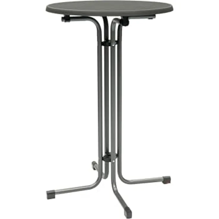 MFG Stehtisch Bistrotisch Ø 70cm schiefer wetterfest klappbar Partytisch robust