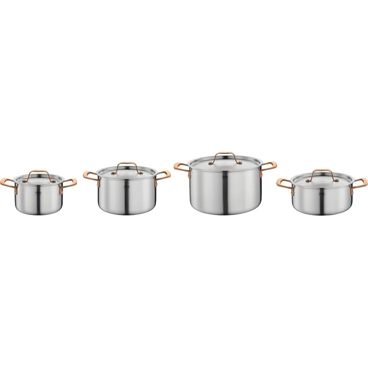 Topf-Set GOURMET 4-teilig roségold – Bild 1