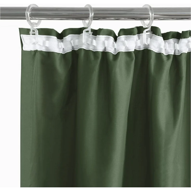 OTTO home Vorhang Parry (2 St), Kräuselband, blickdicht, Polyester, 2-er Set, blickdicht, monochrom, basic, einfarbig, Bestseller – Bild 4