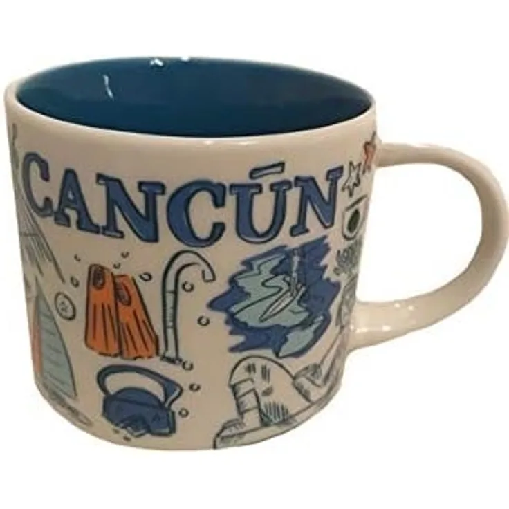 Starbucks Cancun Mexiko Been There Series Across the Globe Collection Kaffeetasse, 400 ml