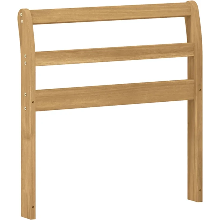 vidaXL Armlehnen Modul 2 pcs Weiß 58,5 x 8,5 x 60 cm Massivholz Akazie 901517 – Bild 4