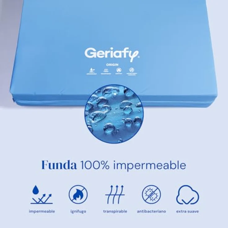 Geriafy – HR Origin Matratze 15 cm | Oberseite mit Raster-Schnitt, atmungsaktiv und komfortabel | Hülle wasserdicht | Für lattenrost elektrisch verstellbar (105×190 cm) – Bild 4
