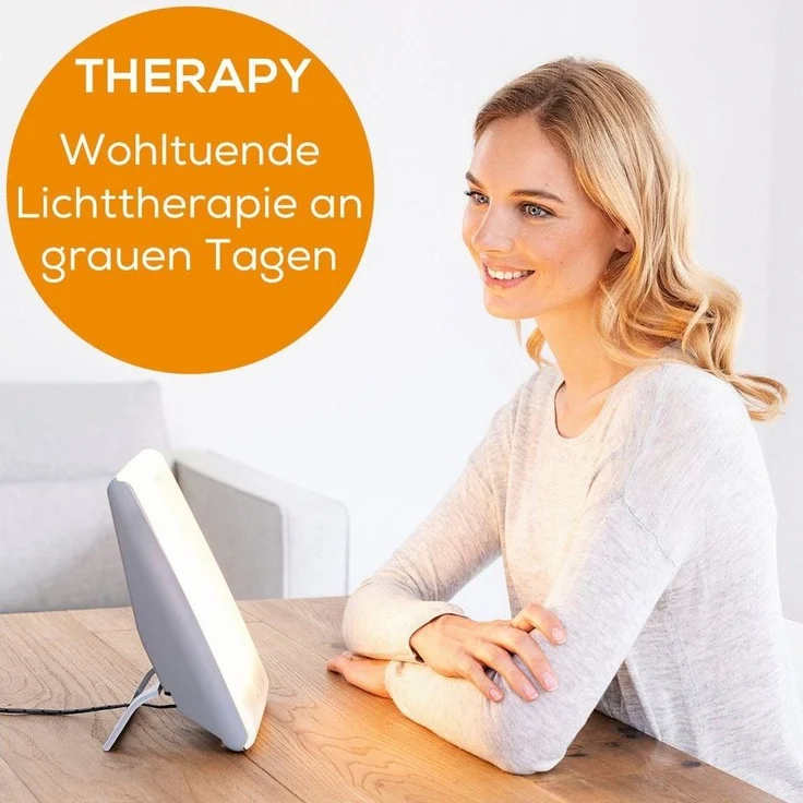 Beurer TL 45 Perfect Day Tageslichtlampe, Simulation von Tageslicht, mit 3 Farbtemperaturen für einen geregelten Tages-Nacht – Bild 2